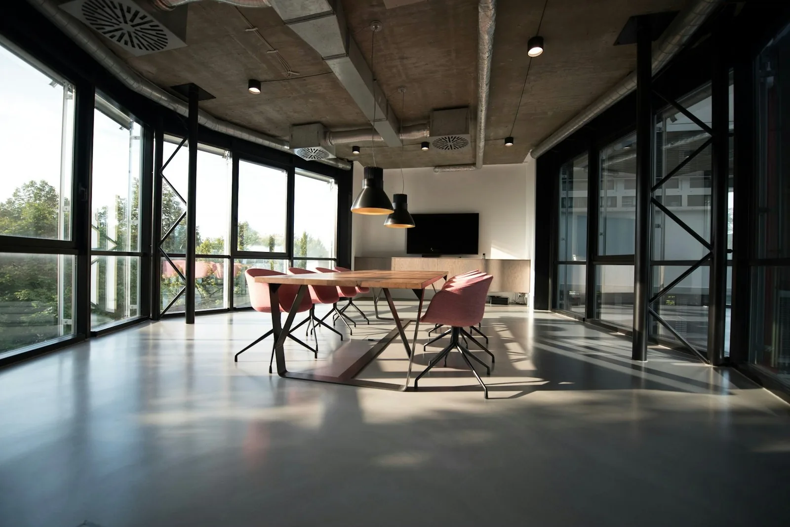 Espace de bureaux dans un bâtiment tertiaire