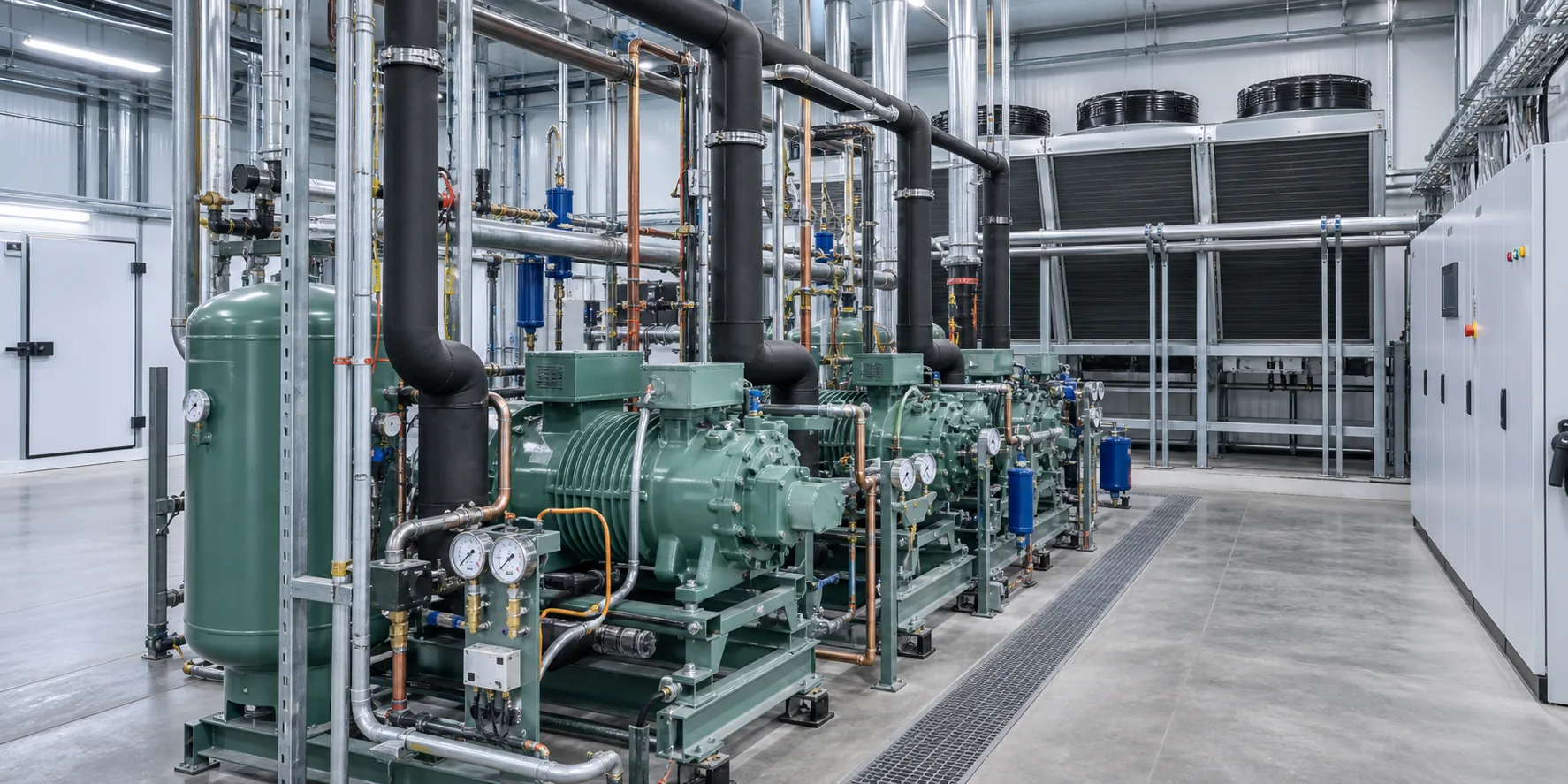 Centrale frigorifique dans un environnement de production